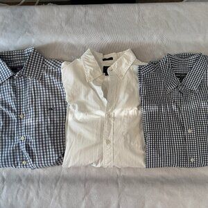 3 cotton dress shirts size M